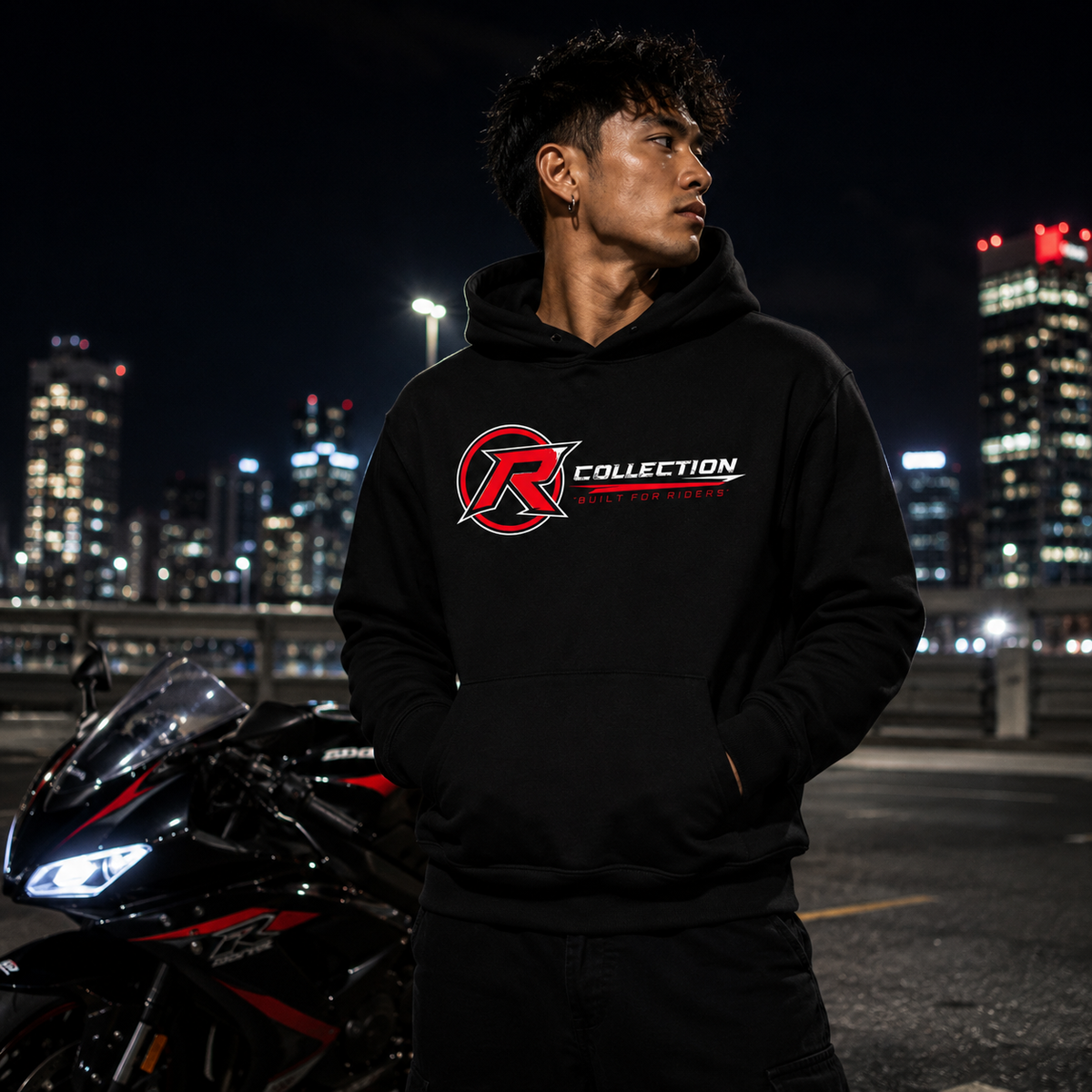 Trackside Hoodie- Red