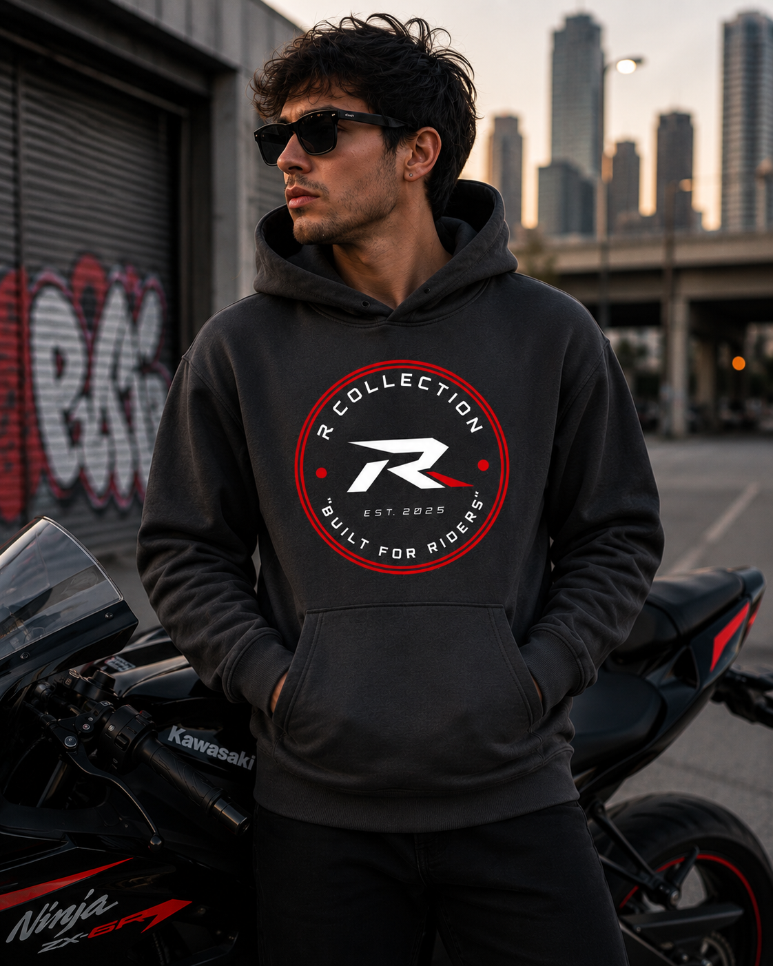Emblem Hoodie - Red