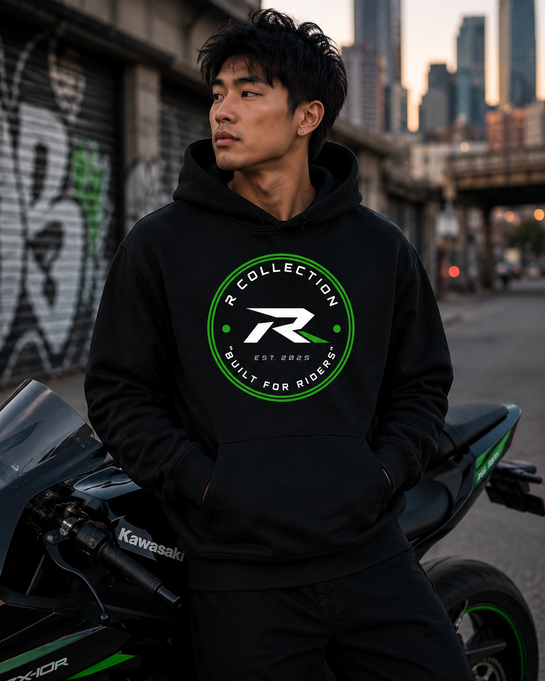 Emblem Hoodie - Green