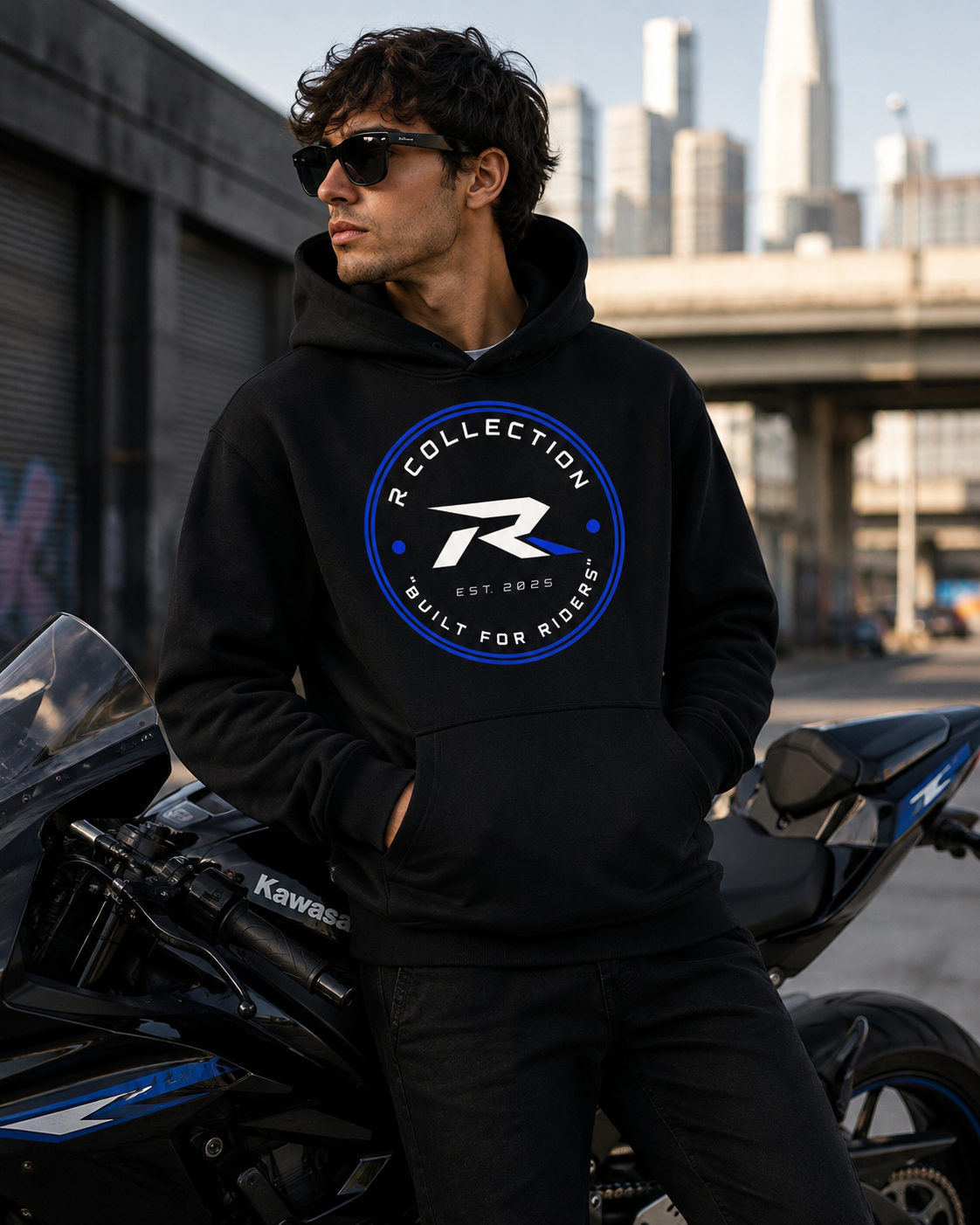 Emblem Hoodie - BLUE