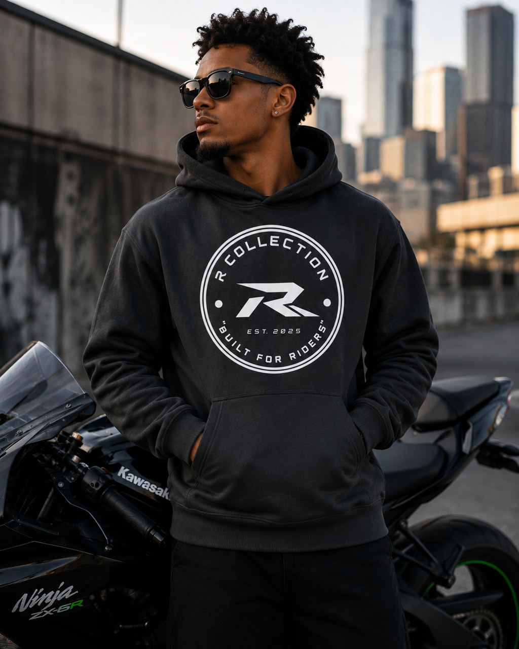 Emblem Hoodie - White
