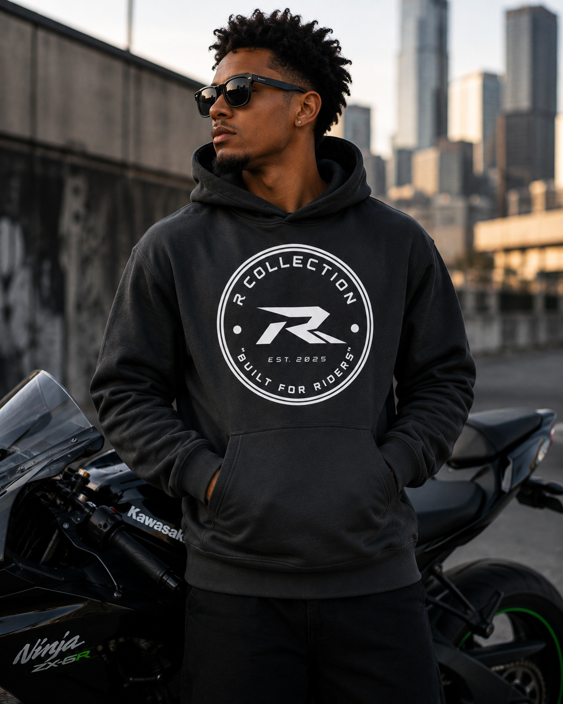 Emblem Hoodie - White